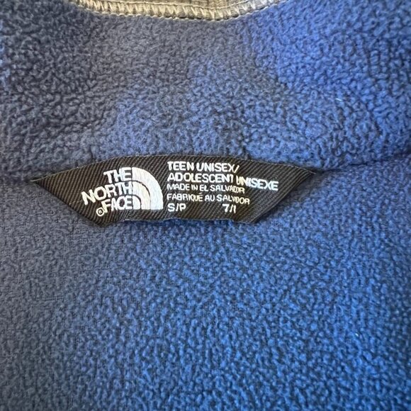 The North Face Shady Blue Unisex Glazier Half-Zip Fleece Jacket Size YS - Picture 5 of 12